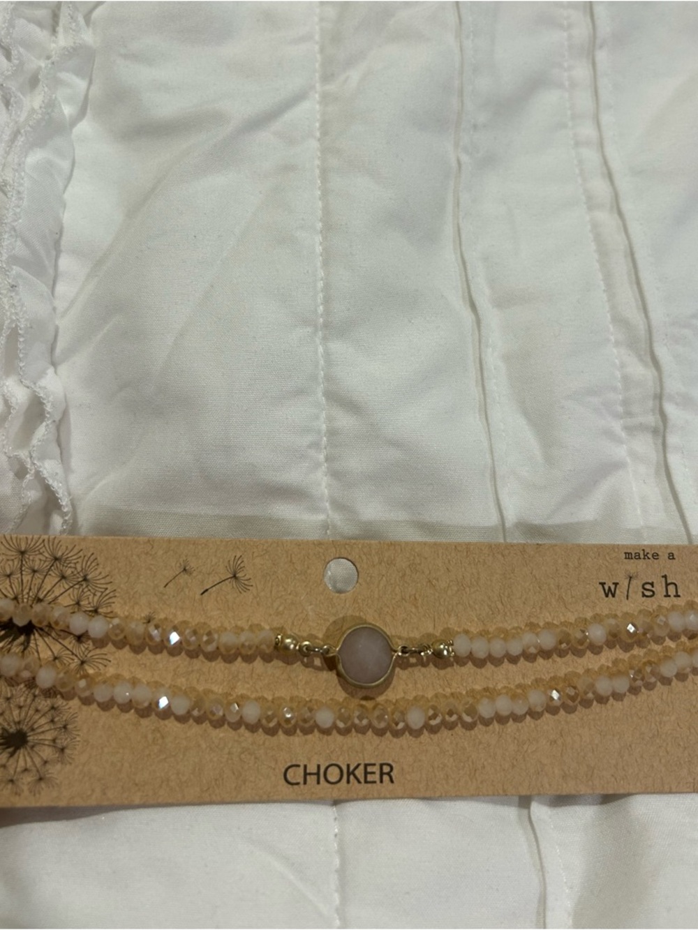 Four Choker Set - includes 2 Francesca’s, 1 double choker and 1 cord with stone. - Picture 4 of 9